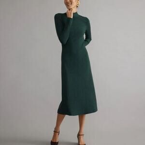 Tuckernuck Hyacinth House Cypress Knit Conrad Midi Swing Dress XXL Minimalist